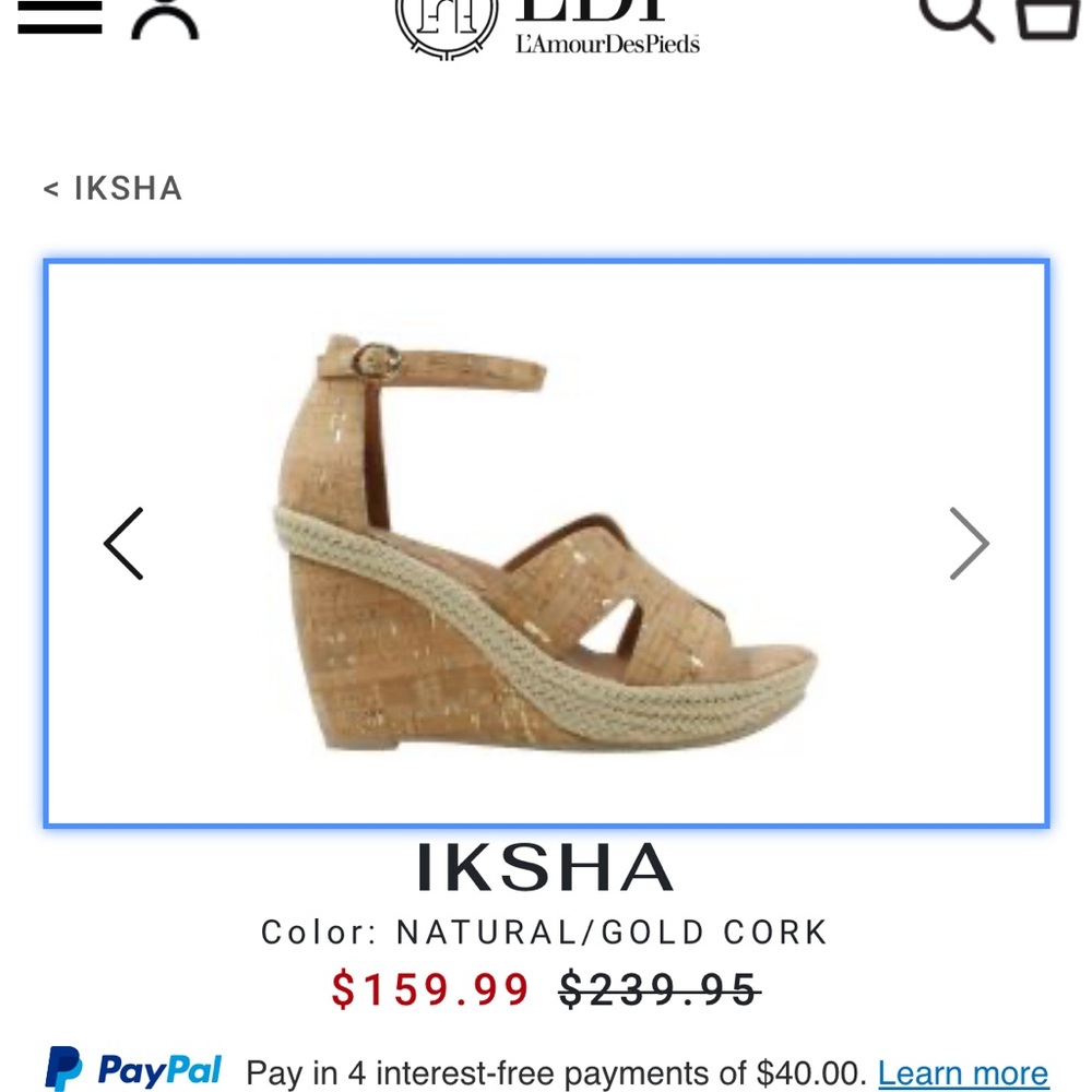 L’amour des Pieds ISKHA wedge heels